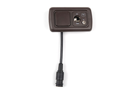 Vägguttag Brun inf dub 230/12V