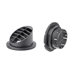 Utblås 60mm öppet 30° HÖG Svart