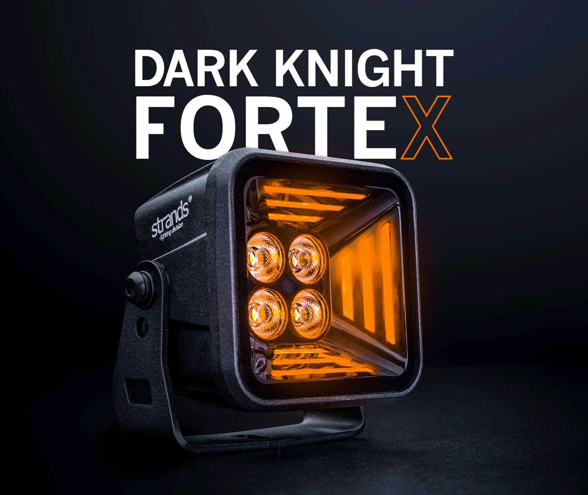 DARK KNIGHT FORTEX ARBETSLJUS 38 W  ORANGE