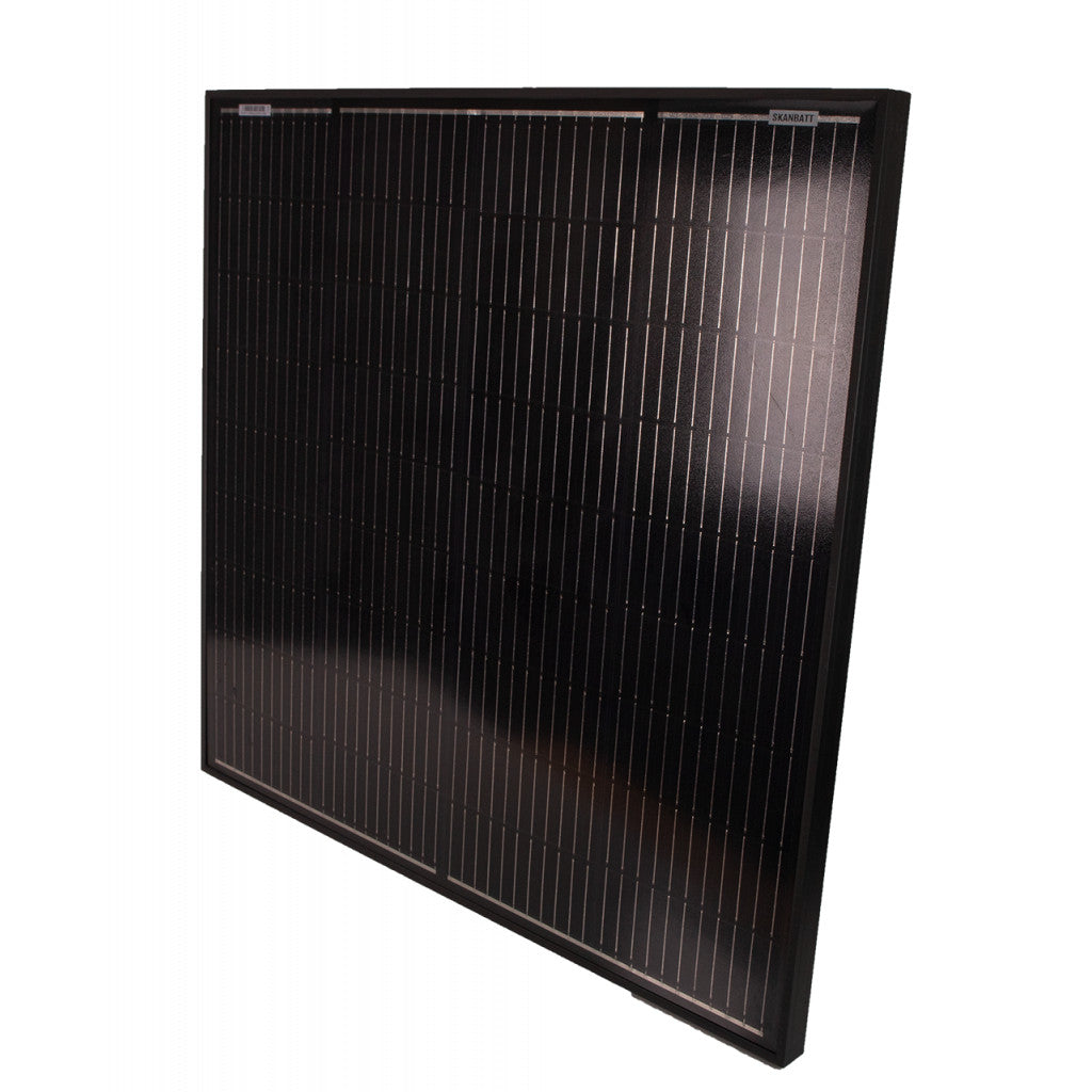 Solpanel mono 100W svart