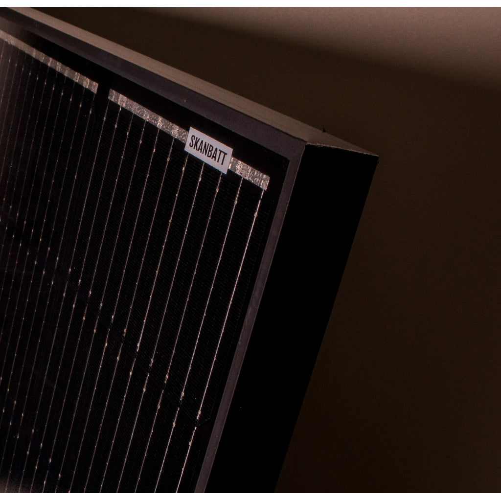 Solpanel mono 130W svart
