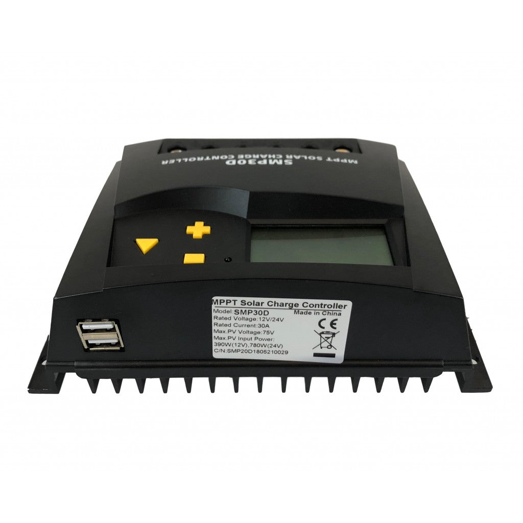 Solcellregulator 12/24V 30A