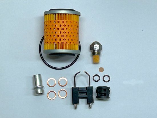 Servicesats insatsfilter med flamfokusrör Thermo 230